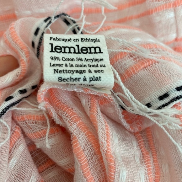 Lemlem Pink and Coral Coverup Dress NWOT - Picture 2 of 6